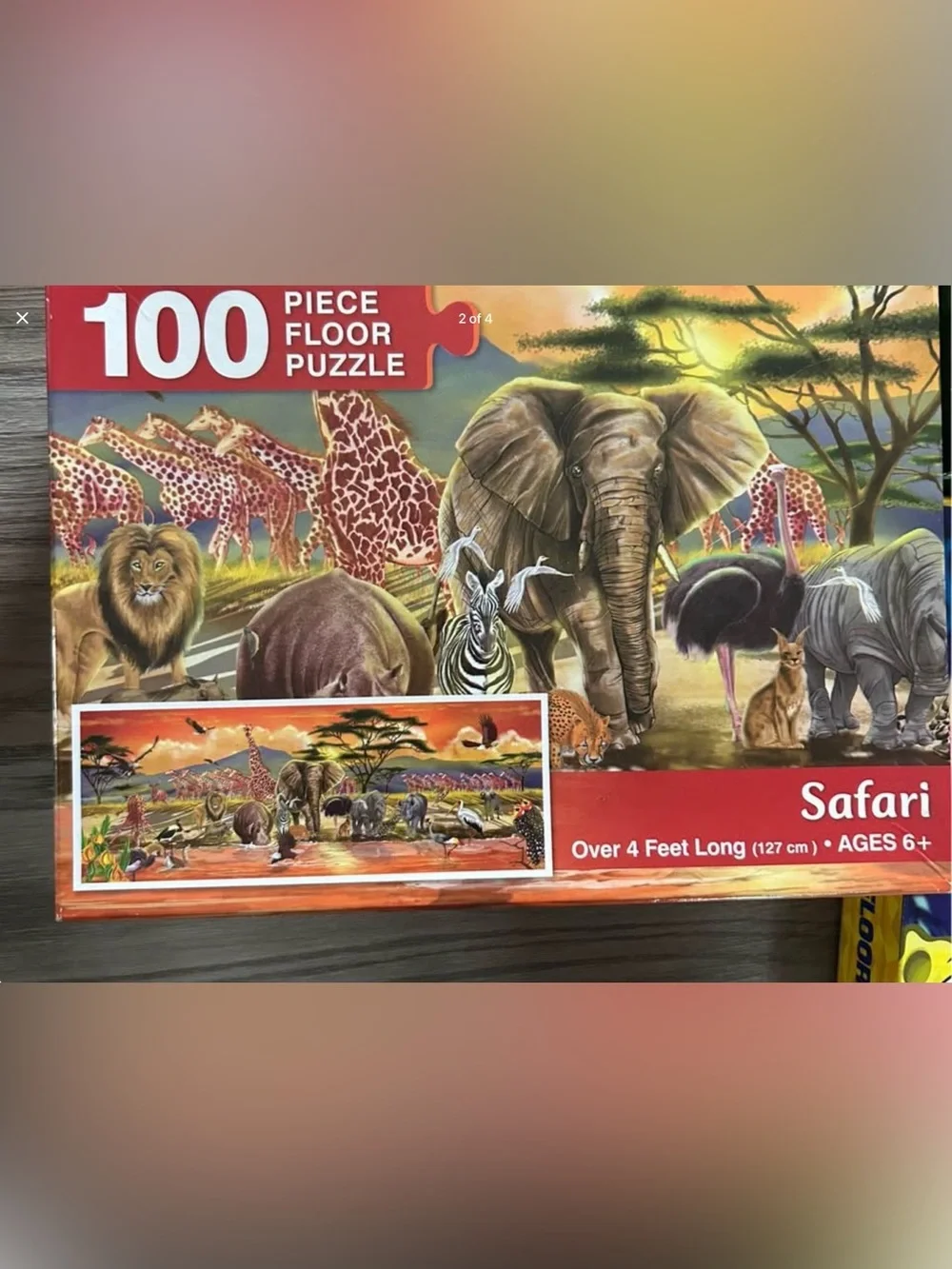 ✨3-set Melissa & Doug Safari, SpongeBob floor Puzzles